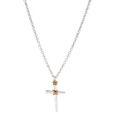 Nail Cross Necklace